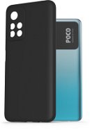 AlzaGuard Premium Liquid Silicone Case for POCO M4 Pro 5G black - Phone Cover