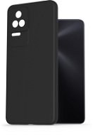 AlzaGuard Premium Liquid POCO F4 fekete szilikon tok - Telefon tok