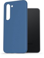 AlzaGuard Premium Liquid Samsung Galaxy S23 5G kék szilikon tok - Telefon tok