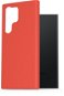 AlzaGuard Premium Liquid Samsung Galaxy S23 Ultra 5G piros szilikon tok - Telefon tok