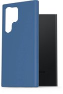AlzaGuard Premium Liquid Silicone Case na Samsung Galaxy S23 Ultra 5G modré - Kryt na mobil