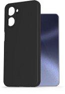 Phone Cover AlzaGuard Premium Liquid Silicone Case for Realme 10 black - Kryt na mobil