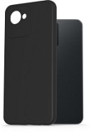 Telefon tok AlzaGuard Premium Liquid Silicone Case Realme C30 fekete tok - Kryt na mobil