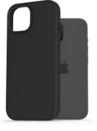 AlzaGuard Premium Liquid Silicone iPhone 15 fekete tok - Telefon tok