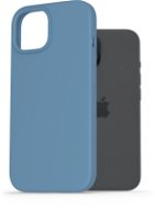 AlzaGuard Premium Liquid Silicone Case für iPhone 15 blau - Handyhülle