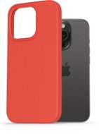AlzaGuard Premium Liquid Silicone Case iPhone 15 Pro piros tok - Telefon tok