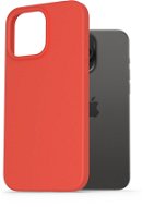 AlzaGuard Premium Liquid Silicone Case für iPhone 15 Pro Max rot - Handyhülle