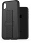 AlzaGuard Liquid Silicone Case mit Ständer für iPhone Xr - schwarz - Handyhülle