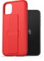 AlzaGuard Liquid Silicone Case mit Ständer für iPhone 11 - rot - Handyhülle