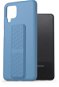 AlzaGuard Liquid Silicone Case mit Ständer für Samsung Galaxy A12 - blau - Handyhülle