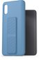 AlzaGuard Liquid Silicone Case with Stand Xiaomi Redmi 9A kék tok - Telefon tok