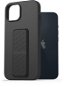 AlzaGuard Liquid Silicone Case mit Ständer für iPhone 14 - schwarz - Handyhülle