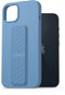 AlzaGuard Liquid Silicone Case with Stand iPhone 14 Plus kék tok tartóval - Telefon tok