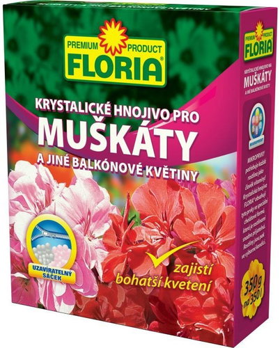FLORIA Crystalline Fertilizer for Geraniums and Other Balcony Flowers 350g - Fertiliser - Main image