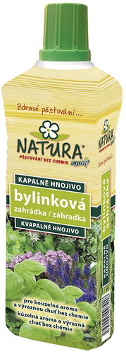 AGRO Liquid fertilizer NATURA - herb garden, 0,5 l - Fertiliser - Main image