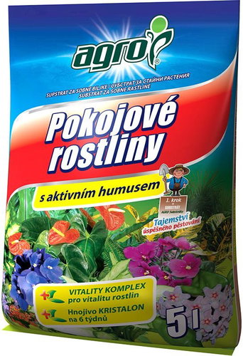 AGRO Substrate for houseplants 5l - Substrate - Main image