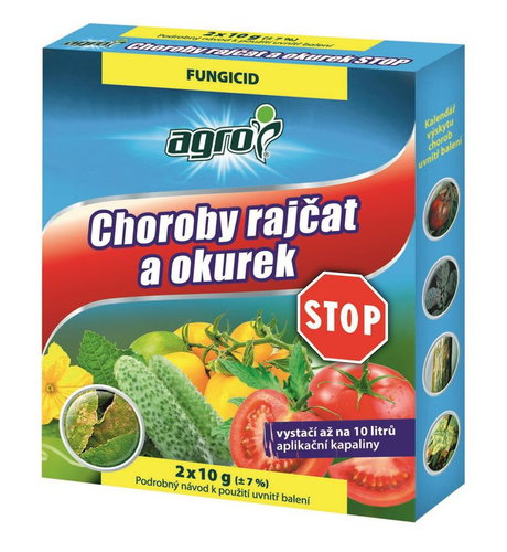 AGRO STOP Tomato and Cucumber Diseases 2 x 10g - Fungicide - Main image