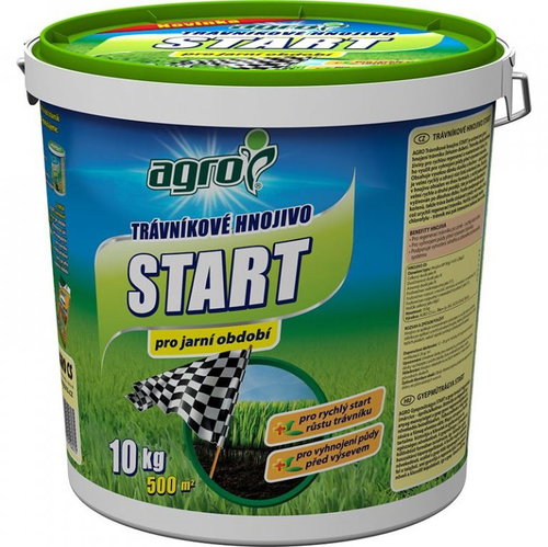 AGRO Lawn fertiliser START, 10 kg, bucket - Lawn Fertilizer - Main image
