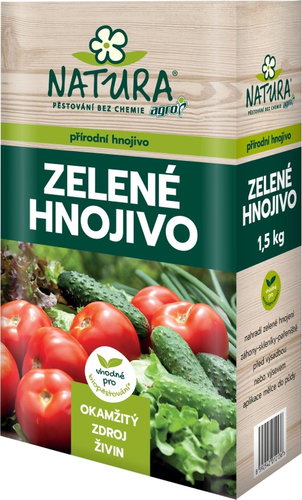 AGRO Fertilizer NATURA, green fertilizer, 1,5 kg - Fertiliser - Main image