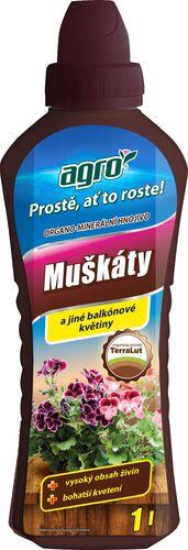 AGRO Liquid organo-mineral fertilizer for geraniums, 1 l - Fertiliser - Main image
