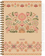 ARGUS A4 Spiral Notebook with Floral Scape Organiser - Notepad