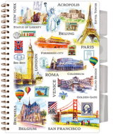 ARGUS A5 Spiral Notebook with Organiser Travel Time - Notepad