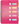 Notebook with Organiser, Pink
