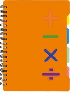 ARGUS A4 Spiral Notebook with Organiser Orange - Notepad