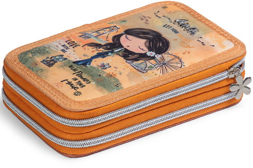 ARGUS Two-Tier Filled Pencil Case, Anekke - Pencil Case - Main image