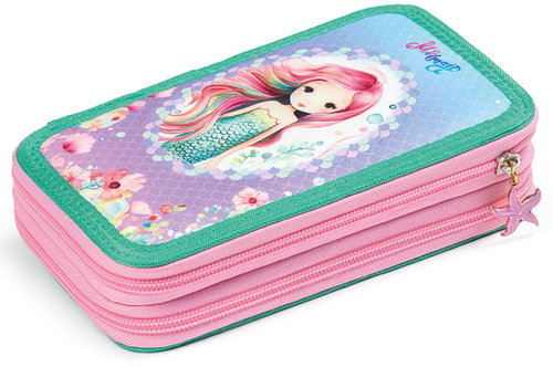 ARGUS Two-Tier Filled Pencil Case, Mermaid - Pencil Case - Main image