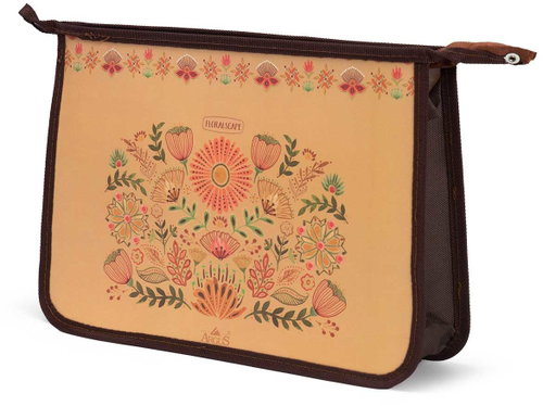 ARGUS Plastový obal se zipem A4+ Floral scape - Document Folder - Main image