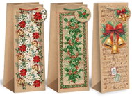 ARGUS Christmas BOTTLE T8N, mix of 3, V1 - Wine Bag