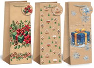 ARGUS Christmas BOTTLE T8N, 3pcs mix, V2 - Wine Bag