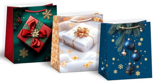 ARGUS Weihnachtstasche T4, Mix 3 Stk., V3 - Geschenktasche - Hauptbild