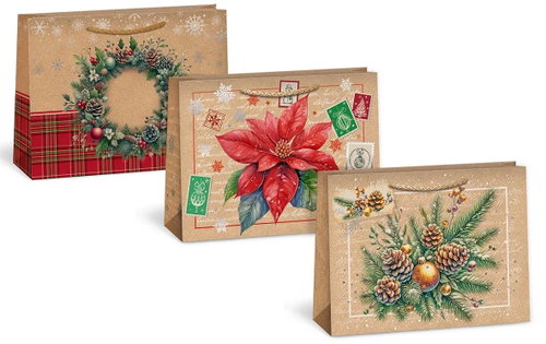 ARGUS NATUR T4N Christmas gift bag, 3-piece mix, V1 - Gift Bag - Main image