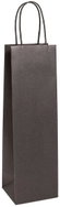ARGUS NATUR ONE COLOUR T3N, 3 pack, black - Wine Bag