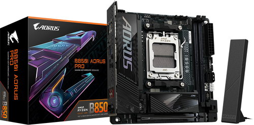 GIGABYTE B850I AORUS PRO Main image GIGABYTE B850I AORUS PRO - Motherboard - Main image