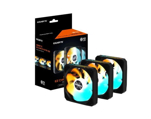 GIGABYTE EZ CHAIN RVS FAN 120 (3-Pack) - PC Fan - Main image