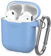 AhaStyle Case AirPods 1 & 2 with LED Indicator Sky Blue - Headphone Case