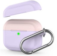 AhaStyle Case AirPods Pro with Clip Purple/Pink - Headphone Case