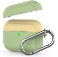 AhaStyle Cover AirPods Pro with Clip Green/Yellow - Headphone Case