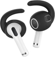 Ahastyle Silikon Ohrhaken für AirPods 3 - schwarz - Gehörschutz für Kopfhörer