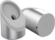 Ahastyle alumínium-szilikon MagSafe állvány 360°, ezüst - MagSafe töltő tartó