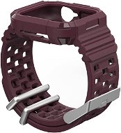 AhaStyle remienok pre Apple Watch 42/44 mm silikón, burgundy - Remienok na hodinky