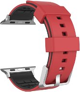 AhaStyle remienok pre Apple Watch 42/44 mm silikón, dark red - Remienok na hodinky