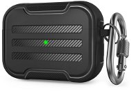 AhaStyle Premium TPU rugged Airpods Pro case black - Fülhallgató tok