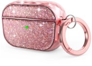 AhaStyle Glitter Protection Airpods Pro tok rózsaszínű - Fülhallgató tok