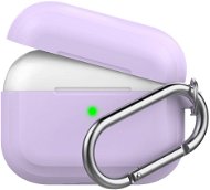 Ahastyle szilikon tok AirPods Pro készülékhez, Lilac Purple - Fülhallgató tok