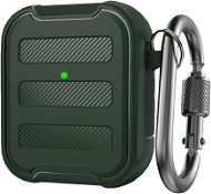 AhaStyle Premium TPU Rugged Airpods 1&2 Midnight Green - Pouzdro na sluchátka