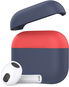 Ahastyle Silikonhülle für AirPods 3 Navy-Blue-Red - Kopfhörer-Hülle